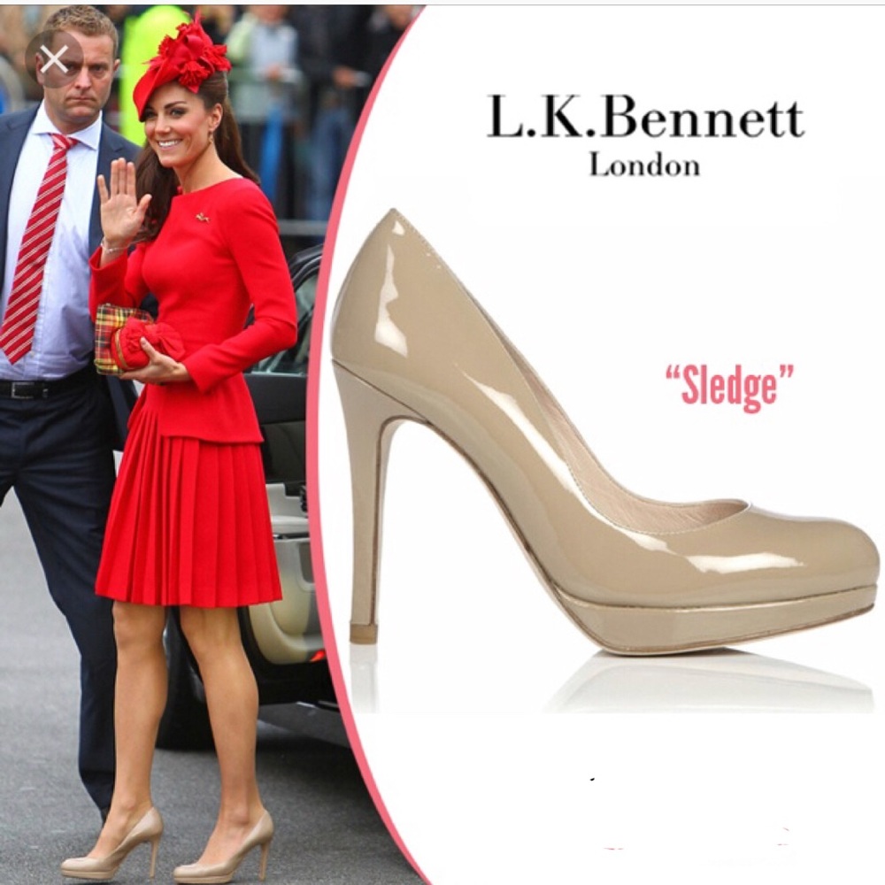 LK Bennett nude pumps